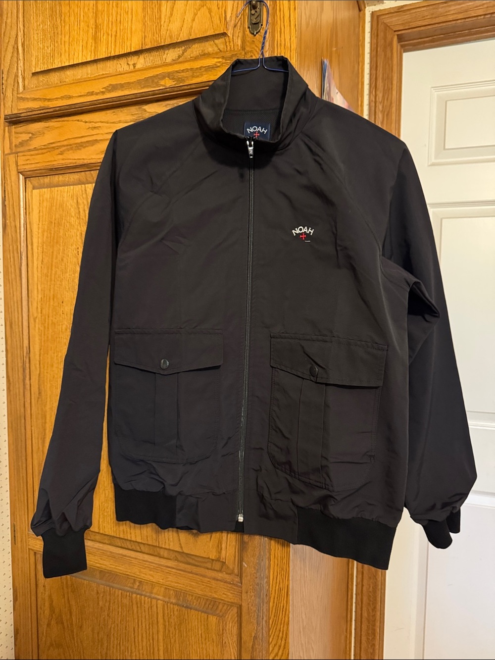 Men's Black Zip-Up Jacket S by Noah